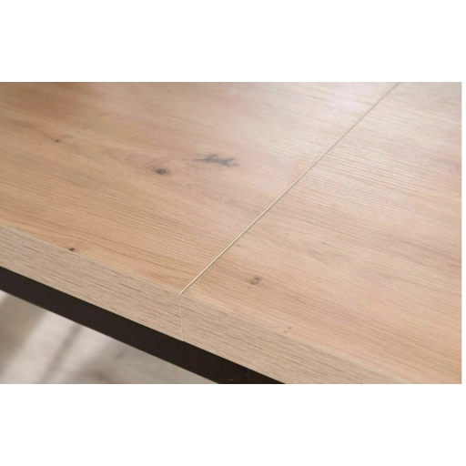 Presto bővíthető étkezőasztal tölgy/fekete 140-218cm