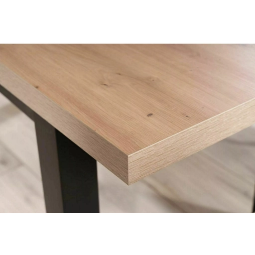 Presto bővíthető étkezőasztal tölgy/fekete 140-218cm