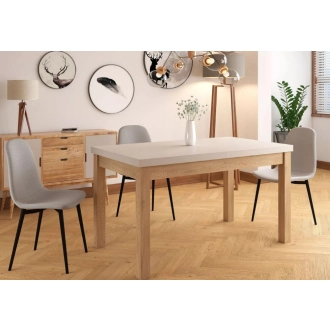   Presto bővíthető étkezőasztal kasmír/cremona tölgy 140-218cm