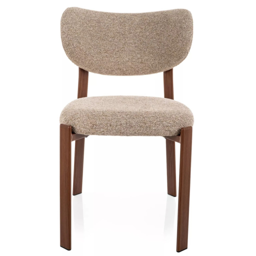 Rin D étkezőszék bézs/dió