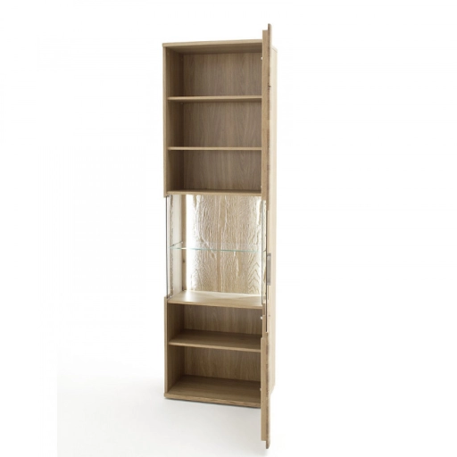 SANTORI T11 Keskeny Jobbos Üveges tároló 1 ajtós 60cm