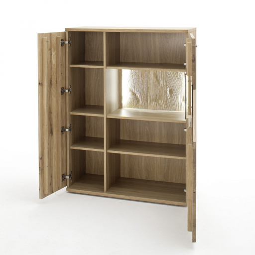 SANTORI T20 Alacsony Balos Üveges tároló 2 ajtós 90cm