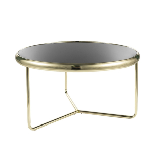 Scarlet dohányzóasztal fekete/arany