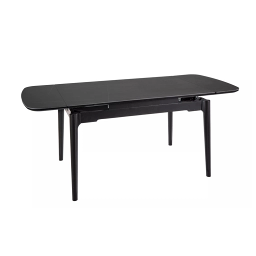 Sento bővíthető étkezőasztal fekete 120-180cm