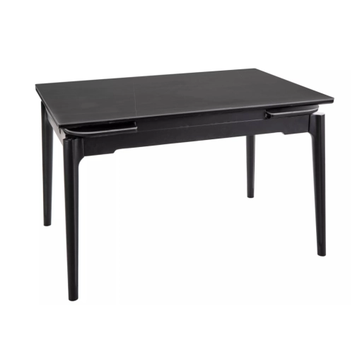 Sento bővíthető étkezőasztal fekete 120-180cm