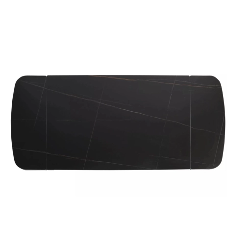Sento bővíthető étkezőasztal fekete 120-180cm