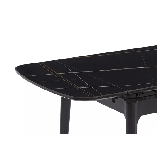 Sento bővíthető étkezőasztal fekete 120-180cm