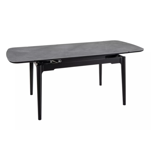 Sento bővíthető étkezőasztal szürke/fekete 120-180cm