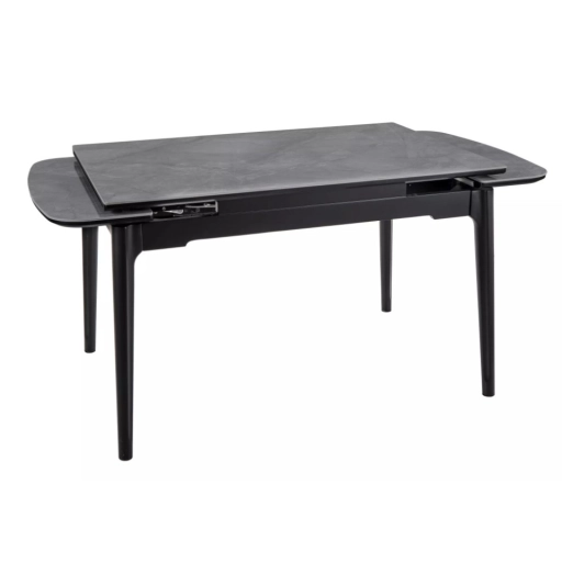Sento bővíthető étkezőasztal szürke/fekete 120-180cm