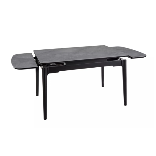 Sento bővíthető étkezőasztal szürke/fekete 120-180cm