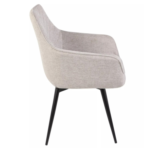 Servio Brego étkezőszék világosbézs forgatható üléssel