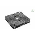 Servio bársony étkezőszék fekete forgatható üléssel