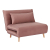 Spike Velvet kanapéágy Antik rózsaszín - Bársony