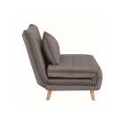 Spike Velvet kanapéágy Szürke - Bársony