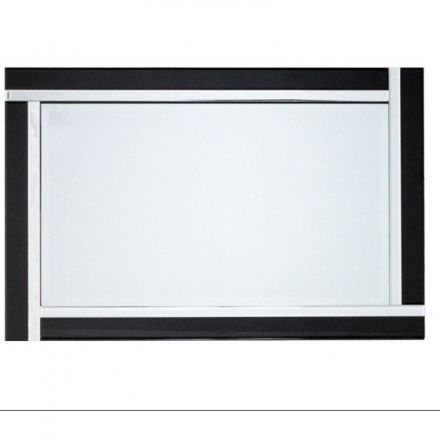 Lois fekete üveg keretes fali tükör 80x180 cm