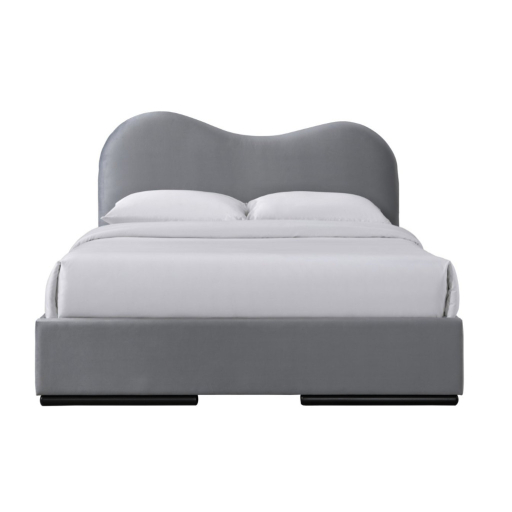 Amber 160 fiókos franciaágy szürke