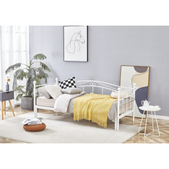 ARIZA franciaágy kihúzható extra matrachellyel fehér