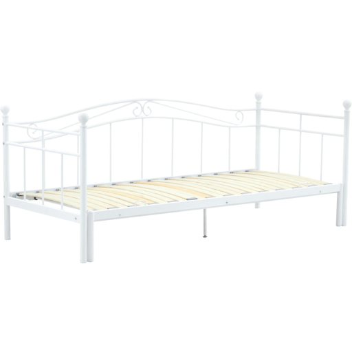 ARIZA franciaágy kihúzható extra matrachellyel fehér