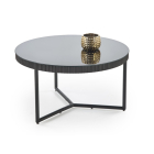 Cosmo Kerek Dohányzóasztal fekete