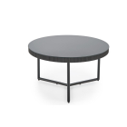 Cosmo Kerek Dohányzóasztal fekete