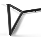 Cosmo Kerek Dohányzóasztal fekete