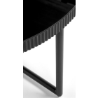 Cosmo Kerek Dohányzóasztal fekete