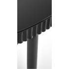 Cosmo Kerek Dohányzóasztal fekete