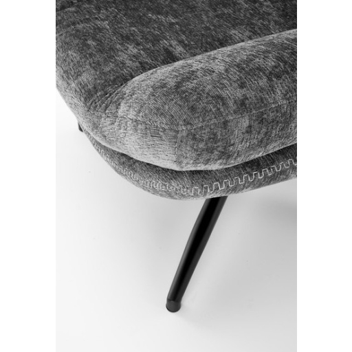 Dario fotel lábtartóval és hintázó funkcióval szürke