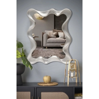 Deco falitükör antik ezüst