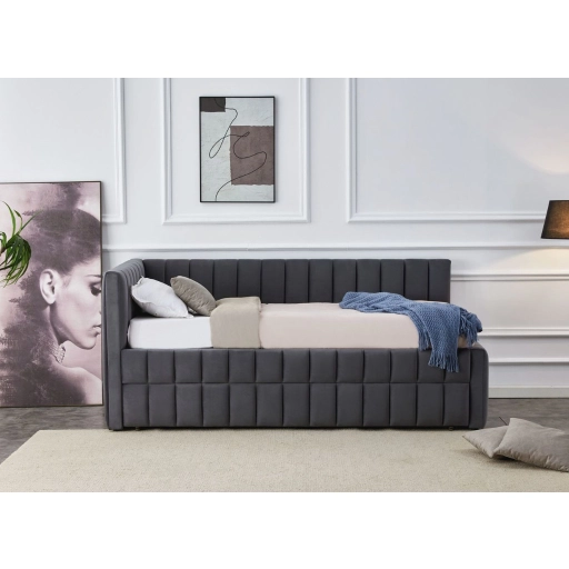 Derby kihúzható ágy szürke 90x200cm