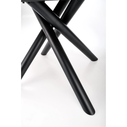 Derrick bővíthető étkezőasztal – natúr tölgy / fekete  160 - 200 cm 