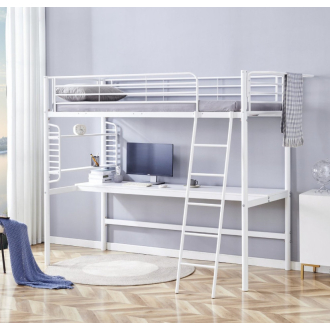 DOLCE emeletes ágy íróasztallal fehér