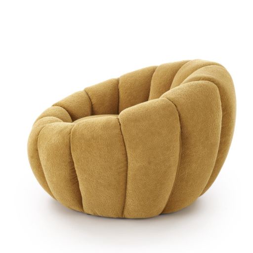 Gaspar 2 fotel mustársárga