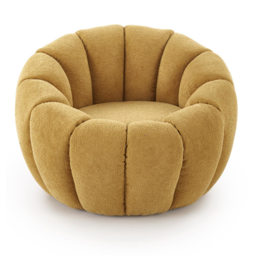 Gaspar 2 fotel mustársárga