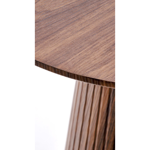 Gisela S Kerek Dohányzóasztal dió