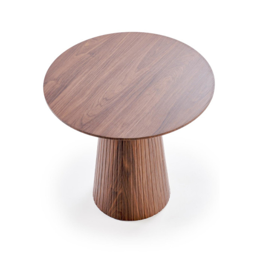 Gisela S Kerek Dohányzóasztal dió