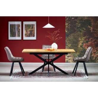 Holter bővíthető étkezőasztal aranytölgy 120-160cm