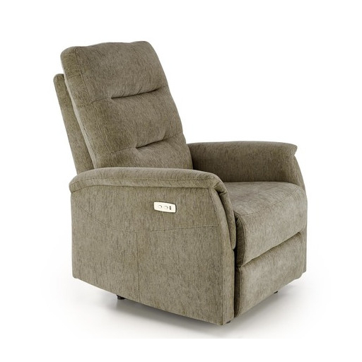 JAMAL elektromos relax fotel olajzöld