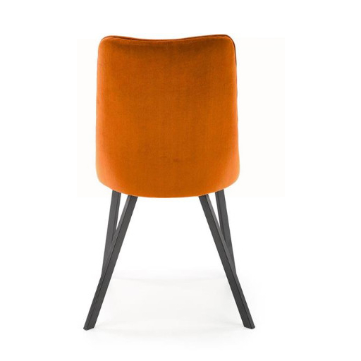 K-450 étkezőszék fahéj bársony szövet