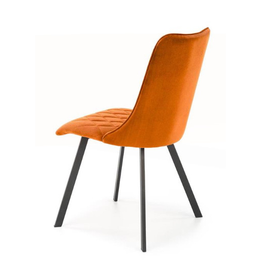 K-450 étkezőszék fahéj bársony szövet