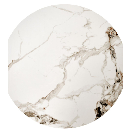 Magneta dohányzóasztal szett fehér márvány/fekete