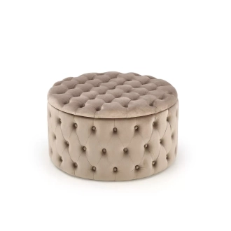 Nunez puff bézs 70 cm-es