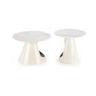 Osario dohányzóasztal szett fehér márvány