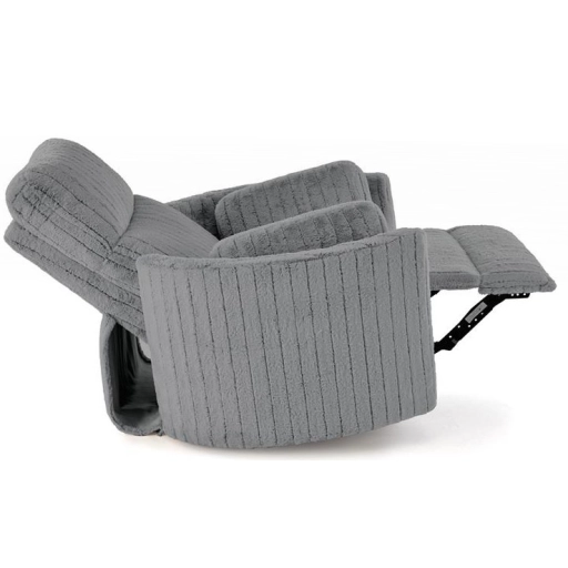 Pegas dönthető és forgatható fotel szürke