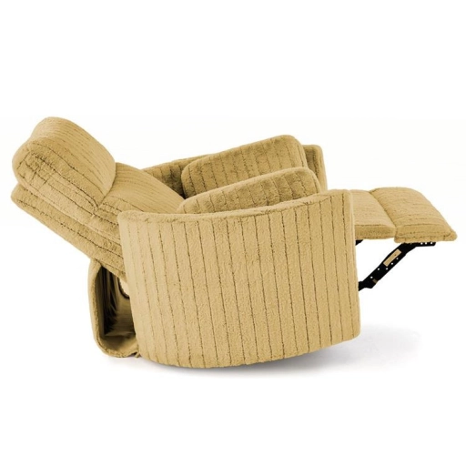 Pegas dönthető és forgatható fotel mustársárga