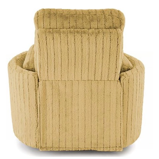 Pegas dönthető és forgatható fotel mustársárga