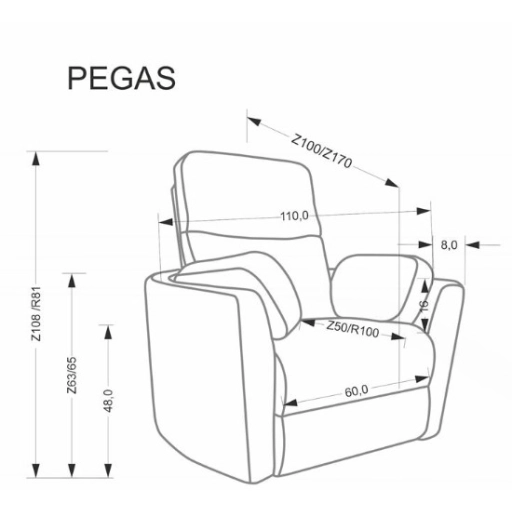 Pegas dönthető és forgatható fotel mustársárga