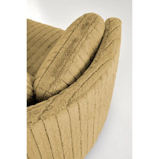 Pegas dönthető és forgatható fotel mustársárga