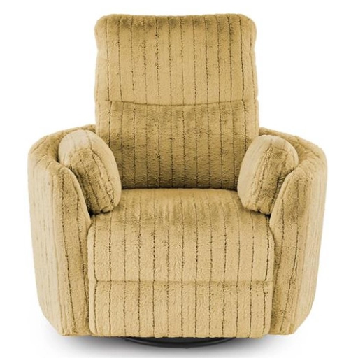 Pegas dönthető és forgatható fotel mustársárga