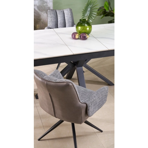 Platan bővíthető étkezőasztal fehér 140-180cm